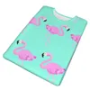 Herr t-skjortor flamingo t-shirt streetwear söt polyester skjorta grafisk kort ärm t-shirt herr stor