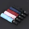 Umbrellas Windproof Double Fully Automatic Folding Umbrella Women Men Ten Bone Car Luxury Large Business Coating Anti UV Parasol