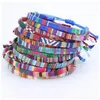 Bracelets de cheville Mode Ethnique Couleurs Tissu Classique Népal Style Pied Accessoires Corde Cheville Taille 18-36Cm Mix Drop Livraison Bijoux Dh0Sl