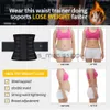 Cintura Tummy Shaper Wrap Cintura Entrenador Doble Cinturón Faja Body Shaper Corsé Fajas Adelgazar Vaina Mujer Plana Aprieta Vientre Postparto Vaina x0902