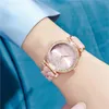 Montres-bracelets pour femmes, montre à Quartz, ensemble de bracelets, ceinture lisse, luxe, mode