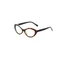 Eye CH Sonnenbrille für Frauen Oval Sun Classic Letter Design Debütantstil Stilvolle Sonnenbrille Square Brille aus Brille Rahmen UV400