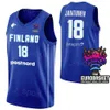 Print 2023 Puchar Świata w koszykówkę Finlandia 18 Mikael Jantunen Jersey National Drużyna 9 Sasu Salin 13 Olivier Nkamhoua 21 Edon Maxhuni 23 Lauri Markkanen 35 Ilari Seppala