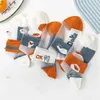 Women Socks DreamLikelin 5Pairs/Lot OK Duck Summer Korean Style Söt Yelllow Blue Crystal Glass Silk Cartoon Short