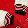 23SS Hip Hop Baseball Jackets män Kläder Kvinnor Designer Läderhylsa Rockar Fashion Letters Brodery Autumn and Winter Men Loose Outwear Coats Men's Jacket