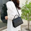 and three-dimensional portable western-style trendy small square with palm pattern cowhide tote white collar niche single shoulder crossbody bag model 542