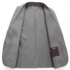 Herenpakken Hoge kwaliteit Blazer Dubbelzijdig Wol Zakelijk Eenvoudig Elegant Mode Casual Heren Slanke colbert Wollen jas