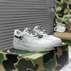 camouflage luxe SK8A chaussures décontractées basses femmes ABC étoiles fond plat réfléchissant fond souple blanc vert rouge noir jaune baskets SK8 pour hommes