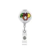 Business Card Files Cute Retractable Badge Holder Reel - Clip-On Name Tag With Belt Clip Id Reels For Office Workers Headhand Doctors Otvsf