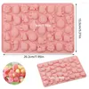Baking Moulds Silicone Gummy Mold Fudge QQ Sugar Molds Cute Animal Monkey Candy Mould Cake Decorating Tools Resin Art Dropper