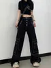 Women's Jeans Y2K High Waist 2023 Spring American Quality Retro Work Wear Straight Tube Long Loose Wide Leg Pants