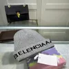 Luxe designer beanie letter Gebreide muts trend herfst winter wol Gentleman Elegance veelzijdig temperament Casual mode warm cadeau