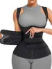 Cintura barriga shaper neoprene sauna terno para mulheres sauna suor colete cintura trainer cintos ajustáveis x0902