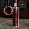 Briquet cylindrique en métal créatif, flamme nue personnalisée, cadeau de vacances pour hommes, accessoires pour fumer, Gadget P7QX