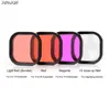 Filters SOONSUN Filter Kit for GoPro Hero 11 10 9 8 Black Magnifier Red Magenta Pink Diving Color Filters for Housing Case Accessories Q230905