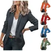 Abiti da donna Blazer per giacche Blazer da lavoro aperti Cappotto Manica casual Davanti Abito lungo da ufficio Capispalla Chic