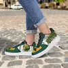 Diy Shoes One For Men Women Platform Casual Sneaker Personlig text med Green Cool Style Trainers Outdoor Shoes Cartoon Versatile36-48 205900-1