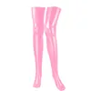 Chaussettes sexy grande taille S6XL bas élastique cuisse haute longue brillante sous-vêtements exotiques accessoires danse Cosplay portant 230901