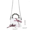 Evening Bags Mini Butterfly Bow Chain Bag Shoulder Crossbody Handbag And Sweet Design For Women