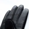 Five Fingers Handschuhe 2023 Damen-Lederhandschuhe Designer-Schaffell-Fahrradhandschuhe mit warmen Fingerspitzen x0902