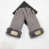 Gants d'hiver en cuir pour hommes et femmes, écran tactile en peluche, pour le cyclisme, avec gants chauds et isolés en peau de mouton, AAAAA6695