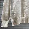 Autunno 2023 Designer Parigi moda uomo maglione high-end lana ispessita caldo comfort morbida testa di mucca P lettera colore s-2XL taglia grande