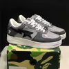 Sta A Sneakers Low-Top Sneakers M1 Designer Sapato de Couro Clássico Luxo Sapatos Casuais Moda Macaco Forma Medicom Brinquedo Camo Banho SK8 para Homens Mulheres