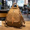 2023 Spring New Leisure Backpack Trendy Print Contrast Color Fashion Outdoor Versatility Large Capacity 55% Off Factory Online