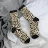 Men's Socks Leopard Animal Print Men Women Cycling Novelty Spring Summer Autumn Winter Stockings Gift