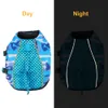 Dog Apparel Reflective Scales Life Jacket Swim Pet Vest Swimsuit Outdoor Water Pool Clothes Swimwear 230901