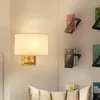 Wall Lamp LED Bed Interior Light External Sconce Metal Cloth Fixture Decorations Dedroom Lighting Living Room For Home Restauran