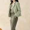 Abiti da donna Lucyever Blazer casual da donna Giacca monopetto a maniche lunghe stile coreano Giacca da ufficio semplice allentata moda donna