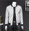 Plus size 4XL Fashion Men Jacket Letters Print Slim Fit Bomber Jacket Men's Zipper Windbreaker Jackets Man Casual Coat