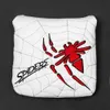 Andere Golfproducten 1pc PU-leer met Spider Borduurmagneet Golf Club Square Mallet Putter Head Cover Headcover voor Spider X Koper 230901