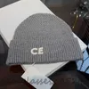 2023 Luxury Knitted Hat Beanie Cap Designer Women's Woolen Hat Letter CL Autumn/Winter Fashion Brand Hip Hop Thickened Men's Hat