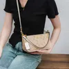 Mode Dames 2023 Nieuwe Veelzijdige Contrastkleur Klein Vierkant Hoge Kwaliteit Enkele Schouder Crossbody Tas Goedkope Outlet 50% Korting