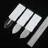 DQF Versione MT Argento Bianco Mini EOT Coltelli tattici Stone Washed D2 Acciaio CNC T6-6061 Manico in lega di alluminio aeronautico Coltello da tasca per utensili EDC da campeggio esterno