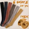 Sexy Socks 3 PairsLot Thick Stockings Sock Winter Warm Over Knee High Hold Up Cotton Slim Ladies Girls Halloween Gift 6 Colors 230901