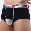 Underpants Brand Men's Underwear Cotton Boxer Shorts Sexy U Convex Male Panties Antibacterial Breathable Mesh Penis Pouch Man