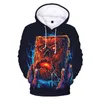 Herren Hoodies Sweatshirts Horrorfilme Ash VS Evil Dead 3D-Grafik Hoodies Männer Frauen Sweatshirt Harajuku Halloween Übergroße Hoodies Pullover Mantel Tops LST230902