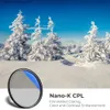 Фильтры K F Concept 67 мм 77 мм 82 мм Nano-K CPL фильтр для объектива камеры Сверхтонкая оптика Круговой поляризатор с многослойным покрытием и 3 чистящими салфетками Q230905