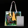 Sacs à provisions Sac de shopping hologramme transparent irisé Premium Glitter shopper 230901