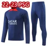 2223 PsGg Survetement chandal voetbalsets mbappe trainingspakken trainingspak maillot jersey jasje kit 2023 Messis topkwaliteit jogging voor heren en kinderen