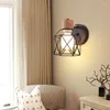 Wall Lamps Industrial Led Metal Light Decorate Home Bedroom Kitchen Restaurant Wooden Sconce Indoor Lighting Fixture Gold