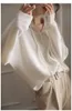 Женские свитера 2023 БЕЙГЕР Вязаные женские пустыни пуловы с капюшоном весенняя осень женщина высококачественные свободные топы простота мода простота