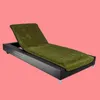 Housses de chaise Housse de coussin de salon de plage 29,5x78,7 pouces Accessoires en microfibre pour jardin El Parc aquatique Pliable Portable Confortable