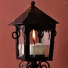 Bougeoirs lampadaire pavillon chandelier Simple support rétro pour fête de mariage décoration cadeaux maison