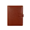 Famous Brand Agenda Note BOOK Cover Leather Diary Leather with dustbag and box card Note books Hot Sale Style silver ring L243