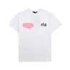 Футболка Роскошная дизайнерская футболка с графическим рисунком летняя мужская женская белая рубашка Letter Fashion Спортивная одежда для любителей рубашки Мужские футболки