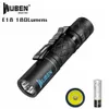 WUBEN E18 Zaklamp Pocket LED-zaklamp 180 lumen Lichtgewicht 4 modi Waterdichte lantaarn met batterij Voor EDC Camping Huishouden HKD230902